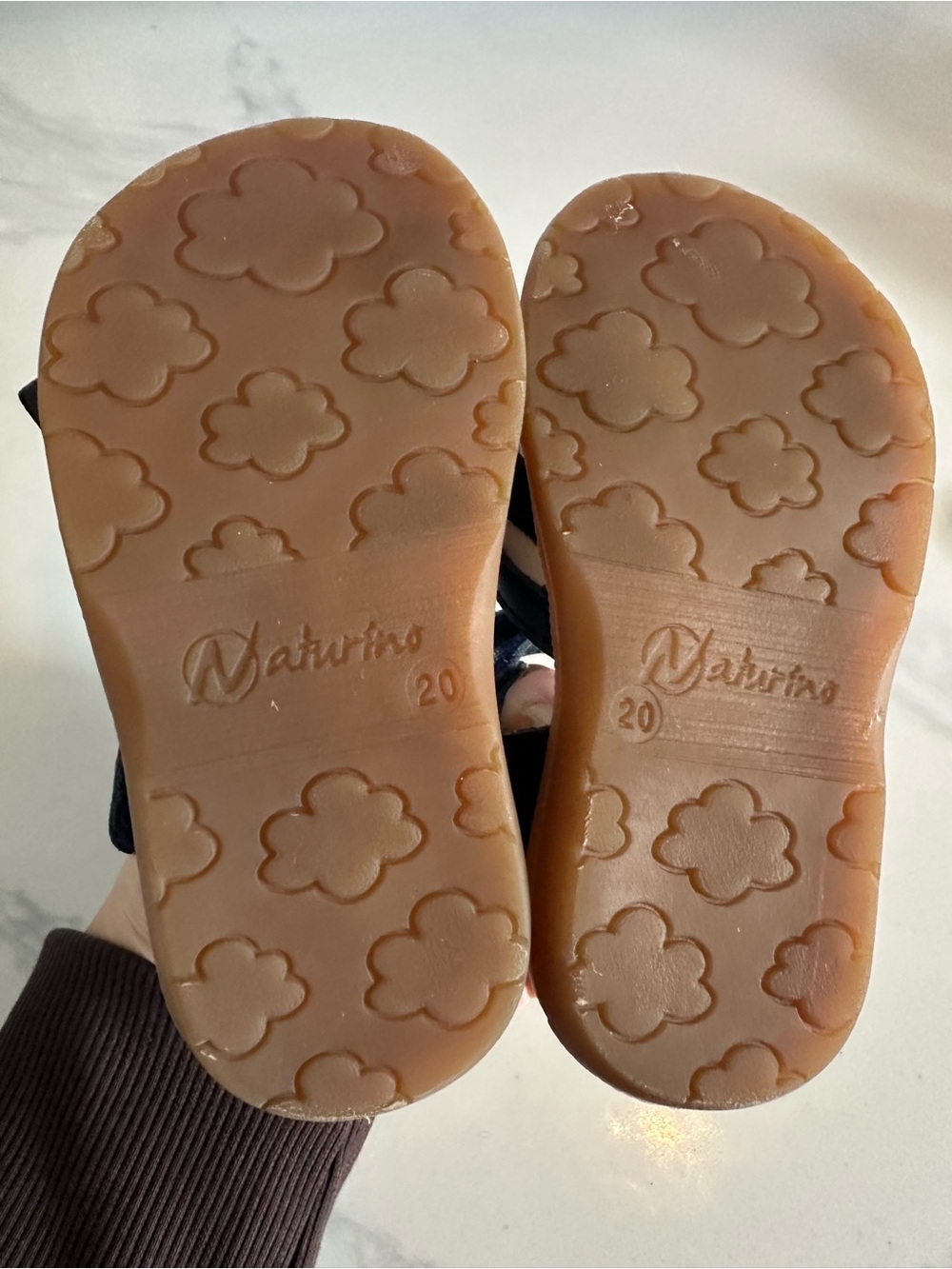 Naturino Navy Bow Sandals for Kids - Picture 3 of 3